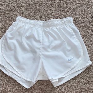 White Nike Shorts